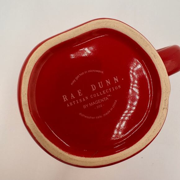 Rae Dunn Red Jingle Christmas Coffee Mug New with tags - Picture 2 of 6
